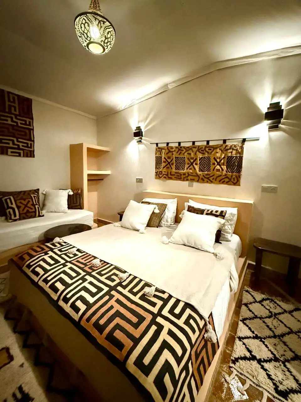 Luxury tent interior Sahara