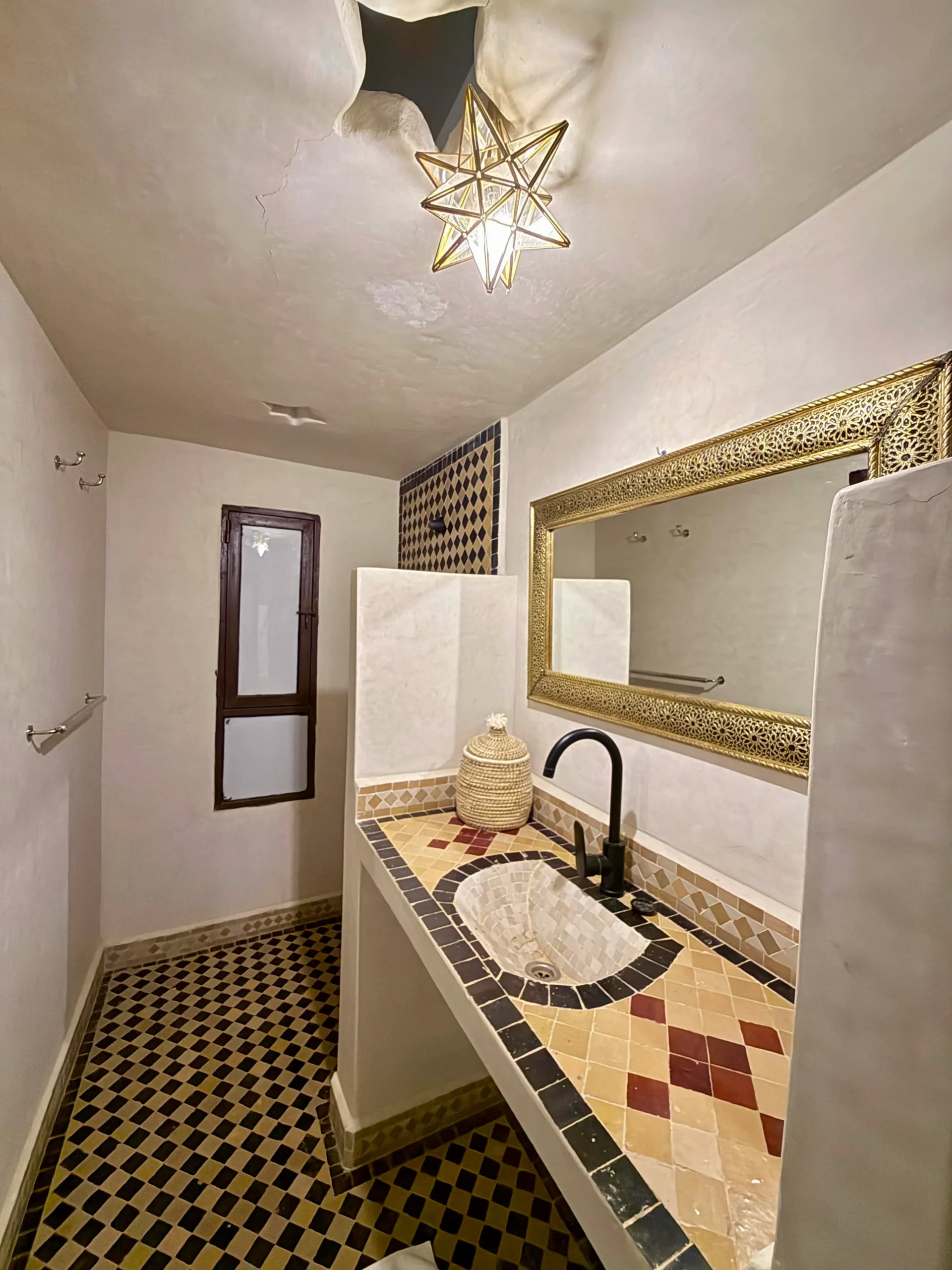 Luxury tent interior in Erg Chigaga desert camp