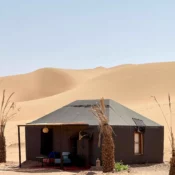 Morocco Desert Camp luxury tents in Sahara dunes